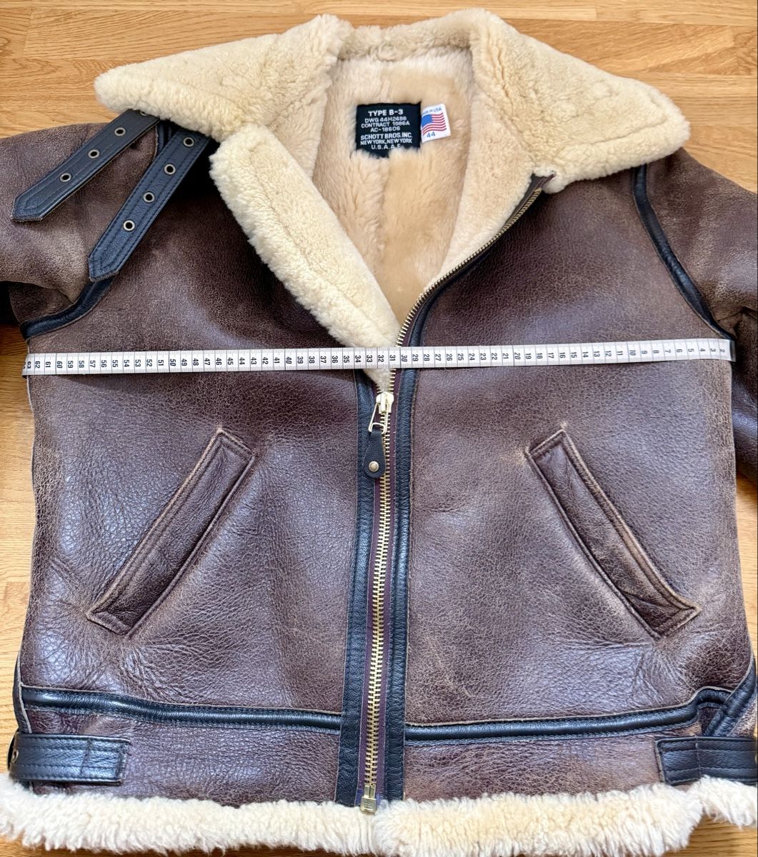 Schott Giacche: Schott B3 Shearling Bomber Jacket (made in USA) – Usato da Bern venduto da Noah1991 3