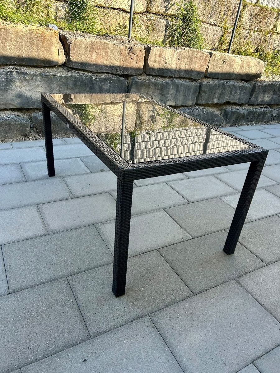 Tavoli: Profiline Gartentisch | Polyrattan & Glas | Guter Zustand – Usato da Bad Zurzach venduto da pat_bw2f 4