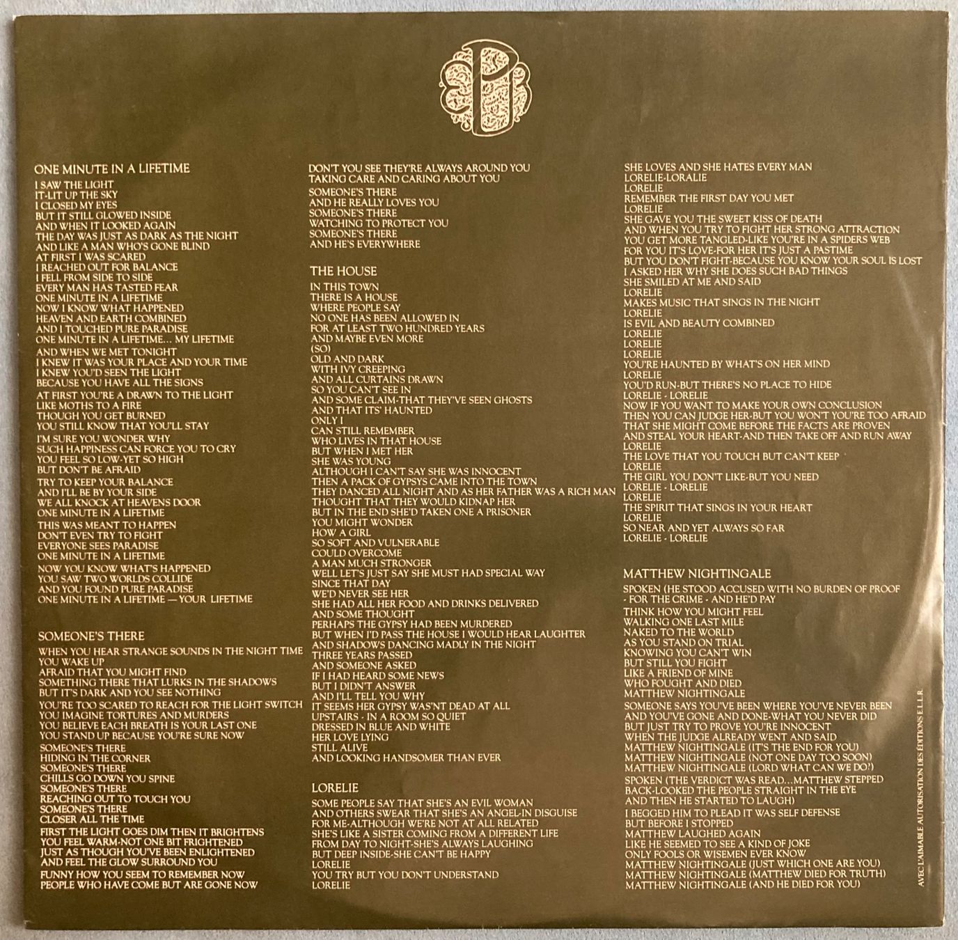 Dischi in vinile: THE PROPHET - THE PROPHET – Usato da Poliez-Pittet venduto da Newtown-Records 2