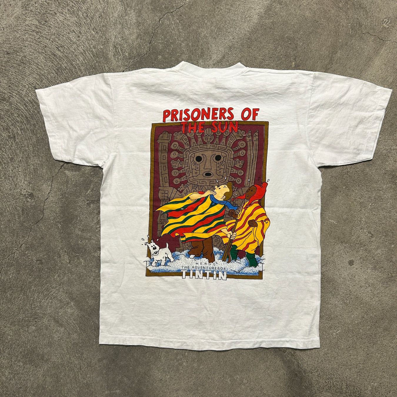 T-shirt: Vintage 90s Tintin – Usato da Genève venduto da vintage_clothing 1