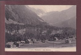CHAMPERY - Les Galeries - 1911