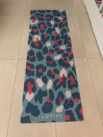 Yogamatte Luviyo Leopard Muster blau/pink guter Zustand