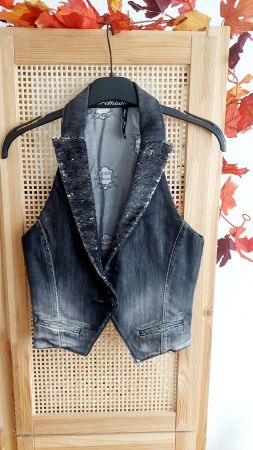 Gilet Guess Femme, sequins, taille S. Tendance