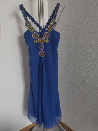 Catherine Malandrino Kleid aus Seide mit Pailletten Gr. XS