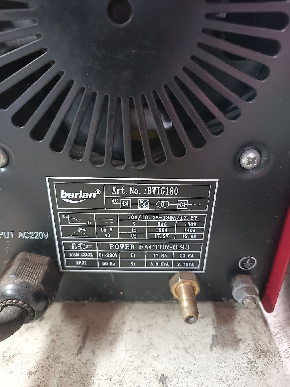 Postes à souder: Schweissgerät Berlan – D'occasion à St. Antönien par powerG40 1