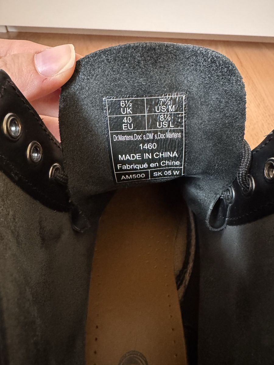 Dr. Martens Scarpe da uomo: Dr. Martens Stiefel schwarz – Usato da Dübendorf venduto da kat_v59k 4