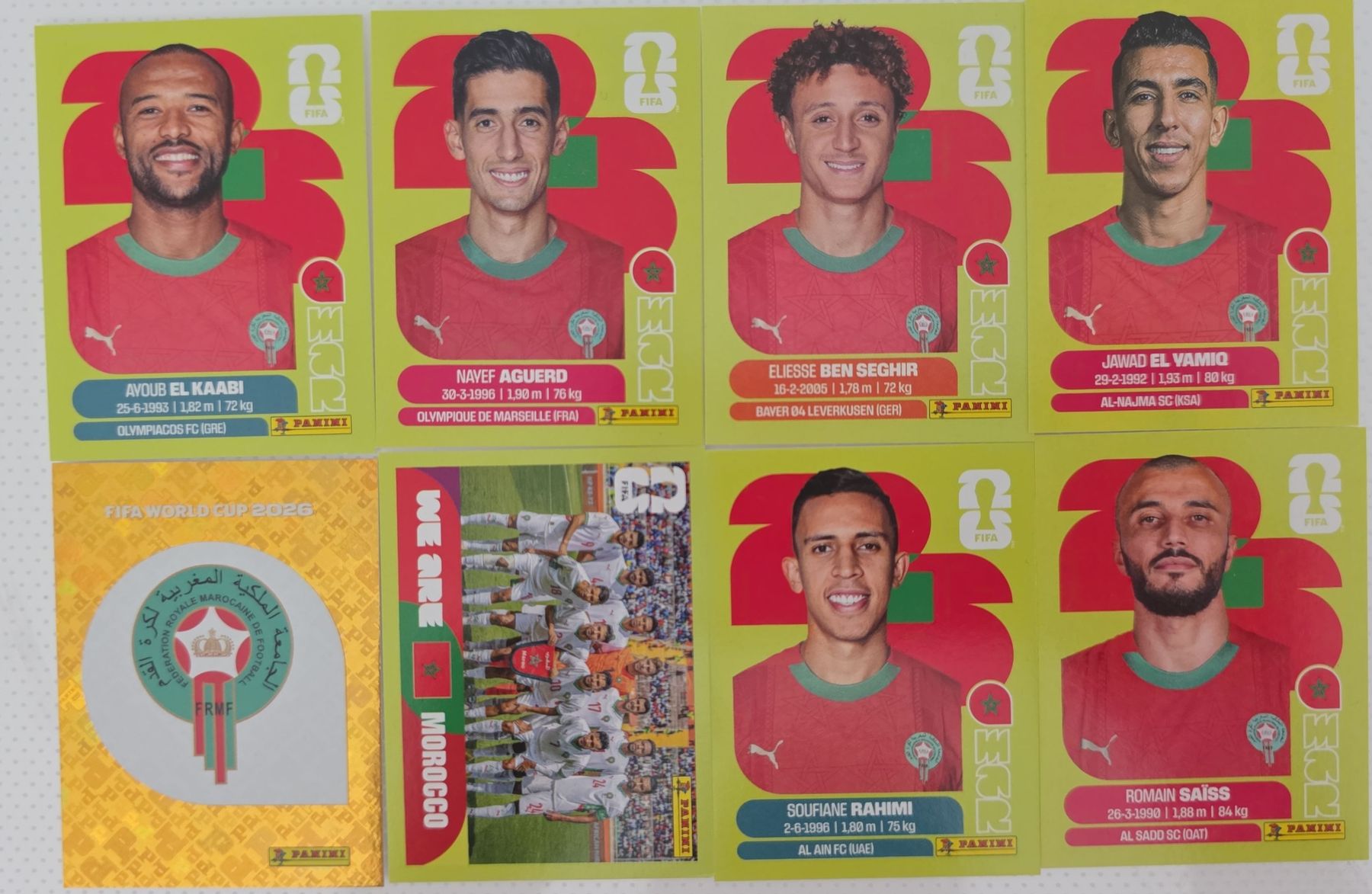 Panini Carte collezionabili: Panini Sammelkarten Marokko – Usato da St. Gallen venduto da Shelly__x3