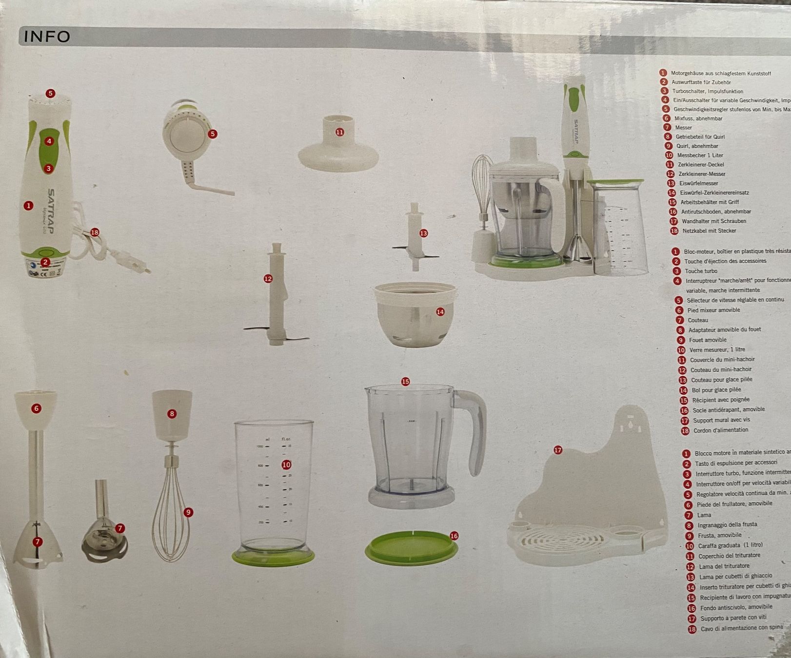 Coop Elettrodomestici da cucina: Satrap Stabmixerset "triplemix 600" – Nuovo (secondo la descrizione) da Appenzell venduto da Sonnschein_ 2