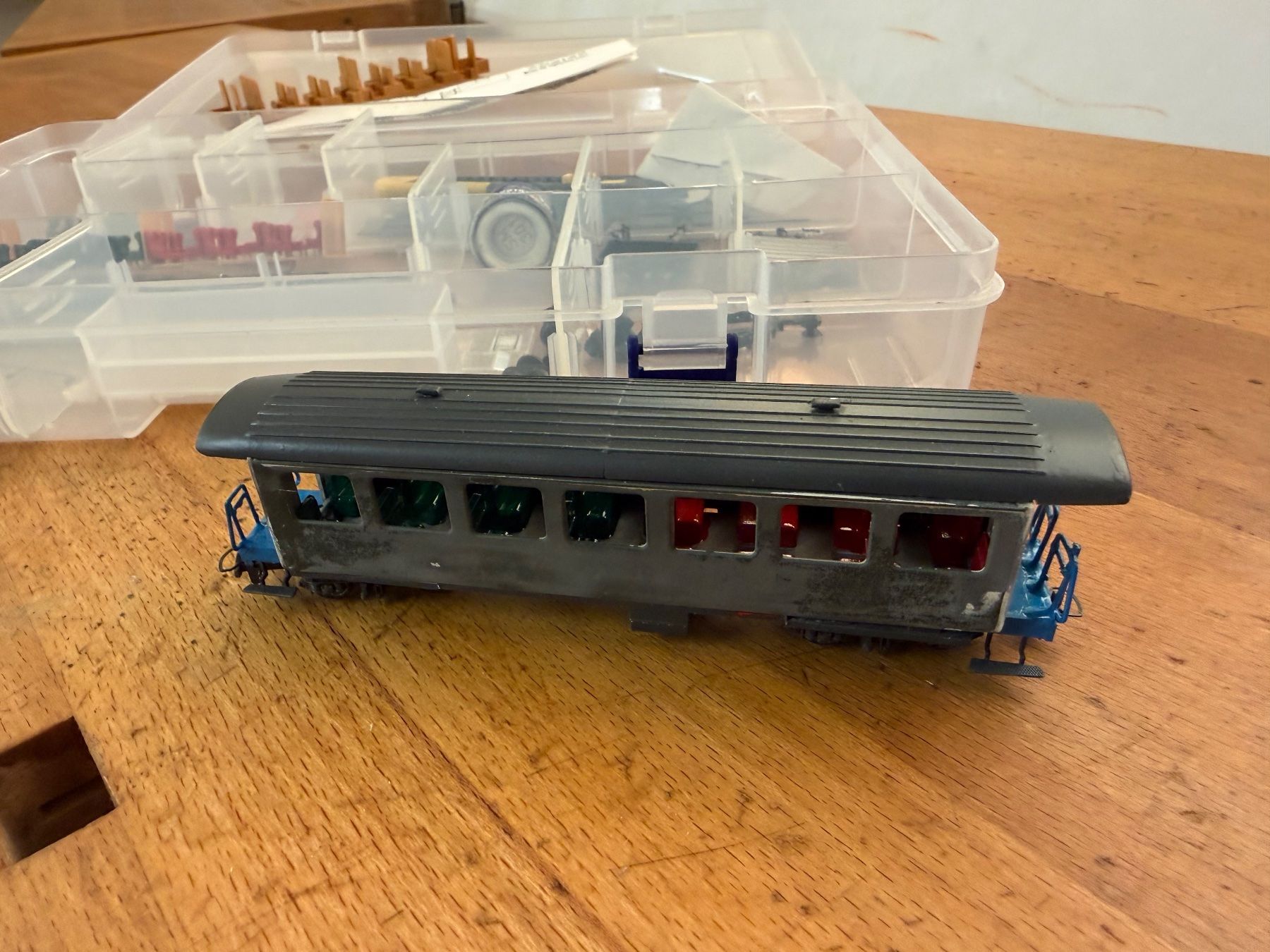 Bemo Modellini di ferrovie: MOB, B203-206 + AB96, en construction + pièces – Usato da Chexbres venduto da rochecolombe 1