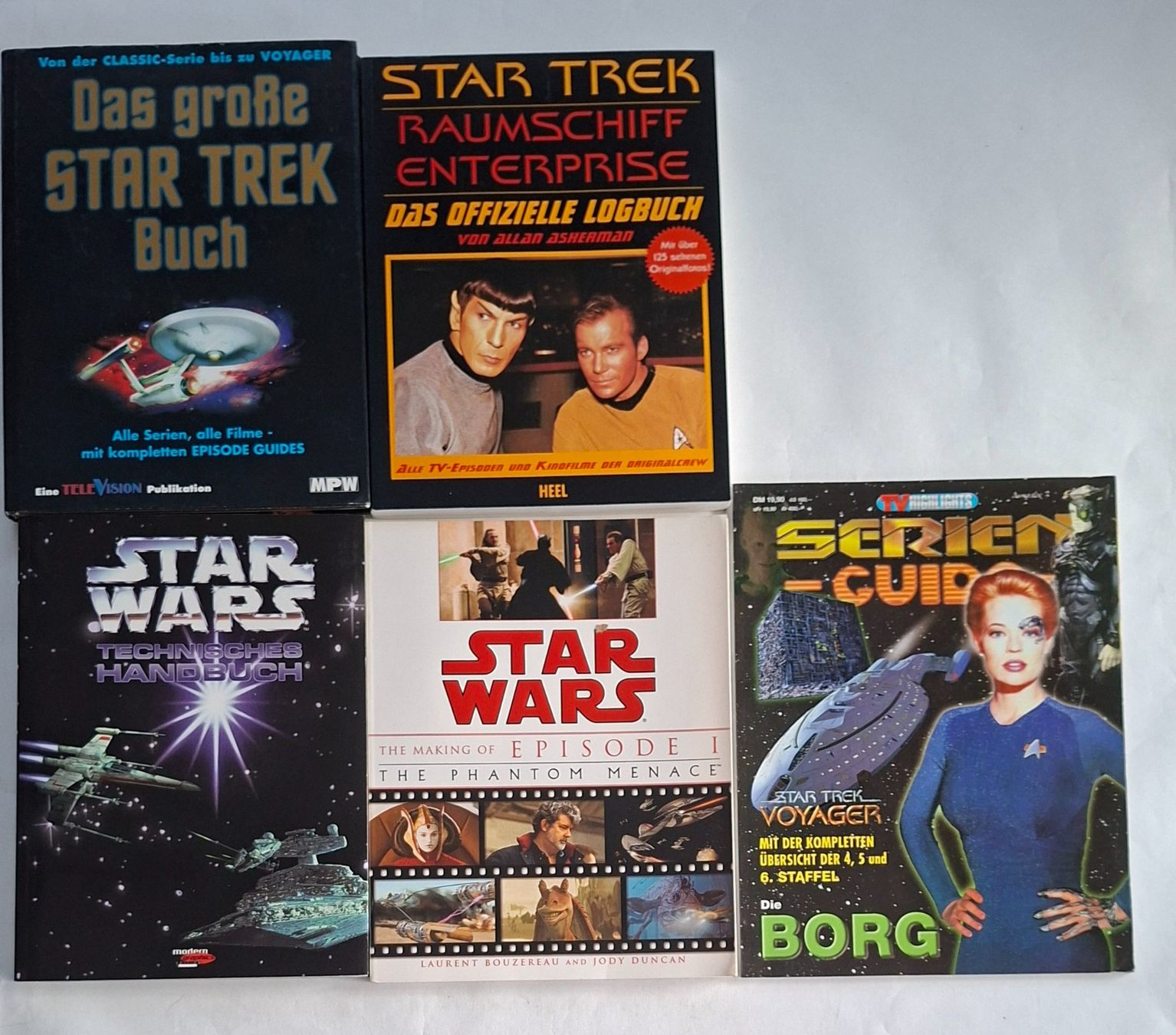 Riviste & Magazine: 5 Star Trek & Star Wars Hefte Sammlung – Usato da Opfikon venduto da Diversamente