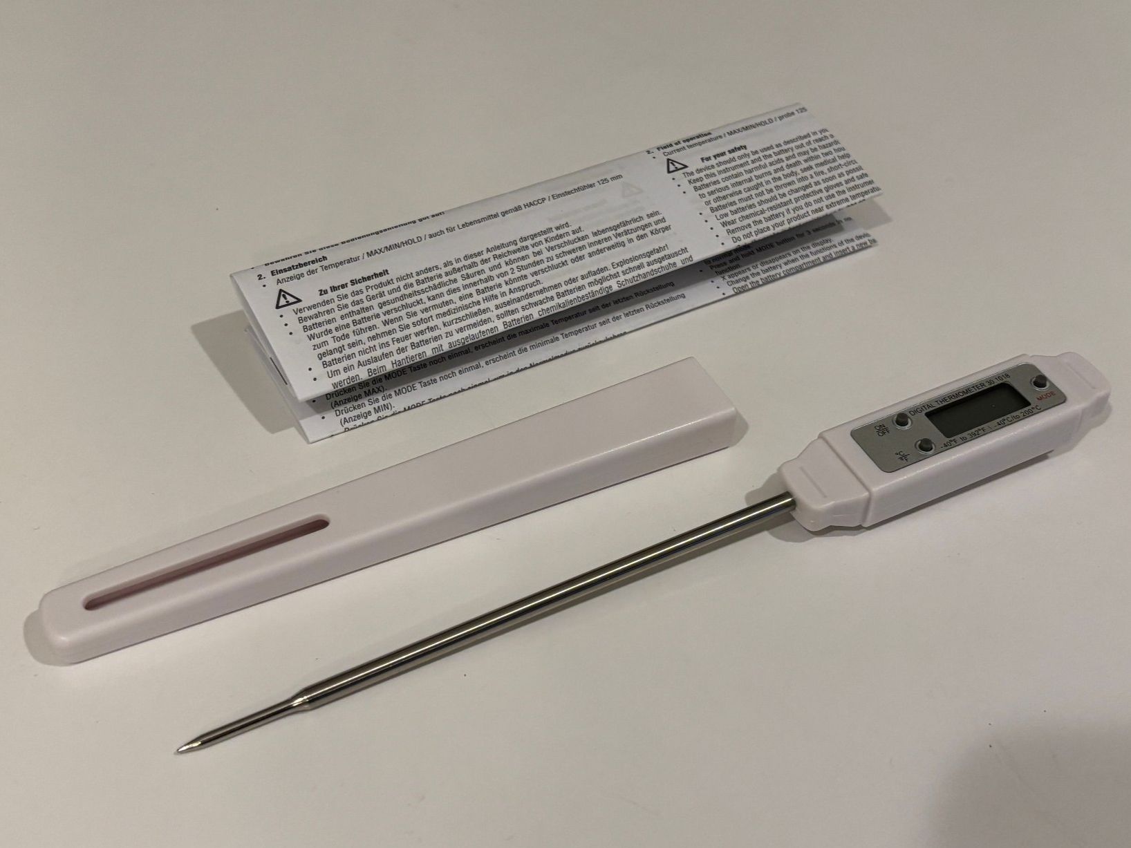 Sonstiges für Haushalt & Wohnen: TFA Dostmann Einstich-Thermometer 30.1018 neu – Neu und originalverpackt aus Winterthur von 1doodle2 3