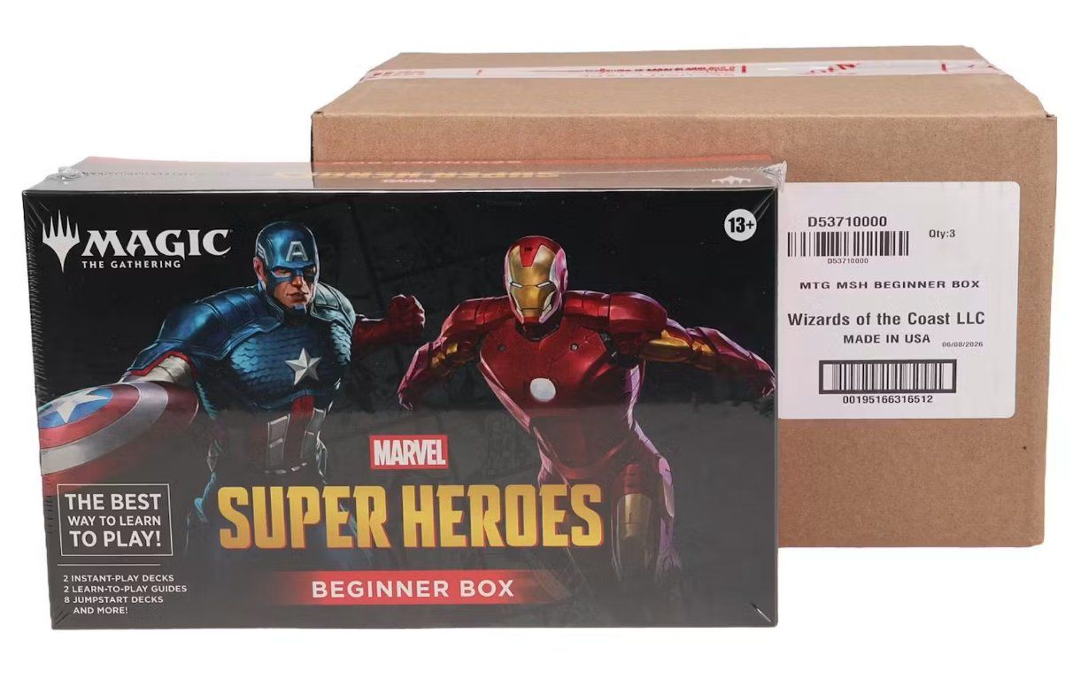 Magic The Gathering Carte collezionabili: MTG Magic Marvel Super Heroes 3 Beginner Box Case (EN) – Nuovo e nell'imballaggio originale da Balerna venduto da 2E-Trading