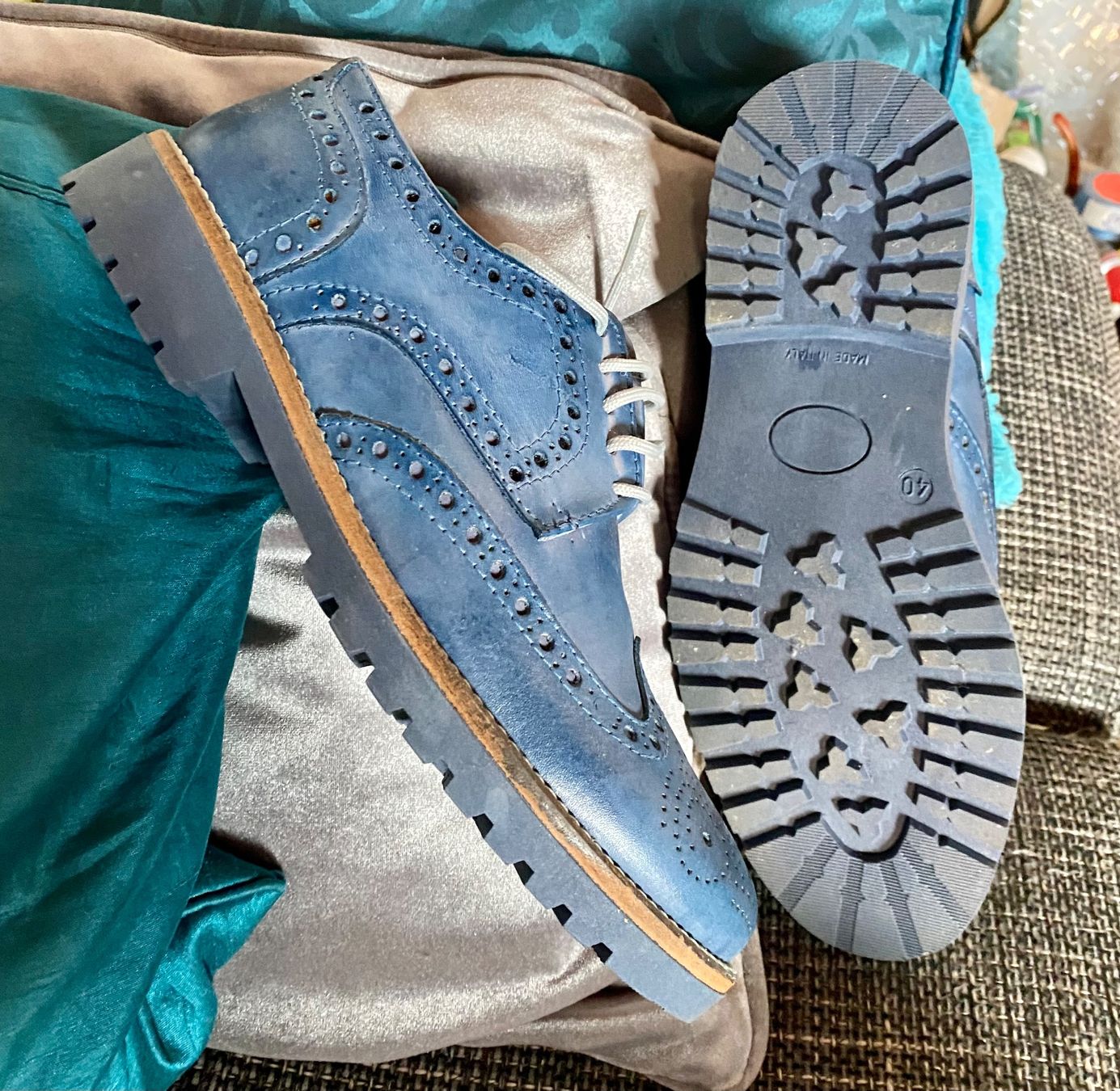 Scarpe da uomo: Souliers bas en cuir – Nuovo (secondo la descrizione) da Estavayer Le Lac venduto da sico1260 1