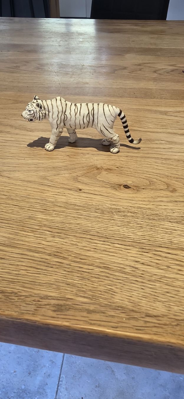 Schleich Giocattoli: Figurine tigre blanc Schleich – Usato da Wettingen venduto da dlililou
