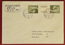 AUTOMOBILPB ZÜRCHER SECHSELÄUTEN ERNST SCHLUNEGGER LYSS 1957