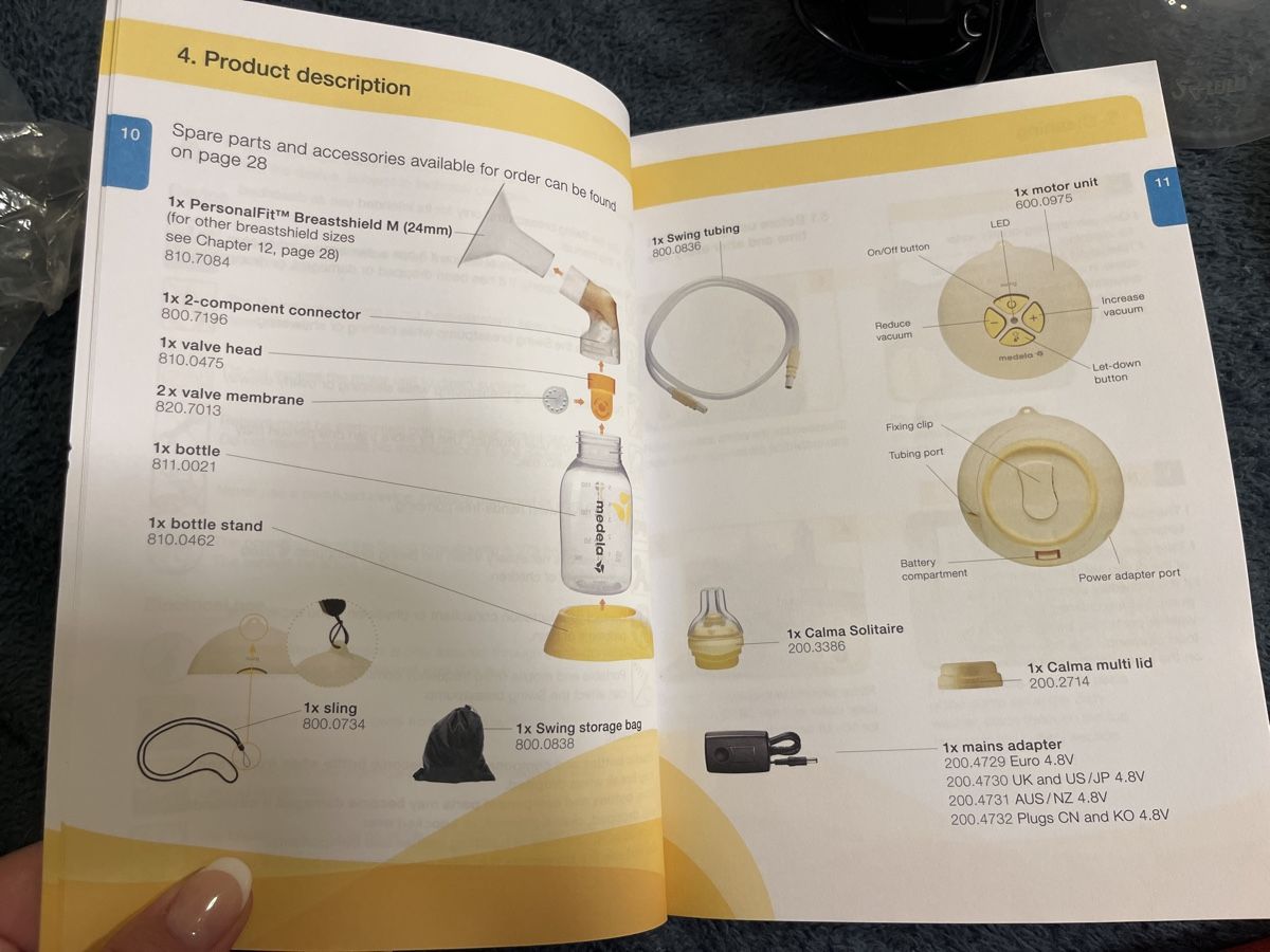 Medela Stillzubehör: Medela Swing Milchpumpe, elektrisch, 2-Phasen – Gebraucht aus Kaisten von saleforfun 4