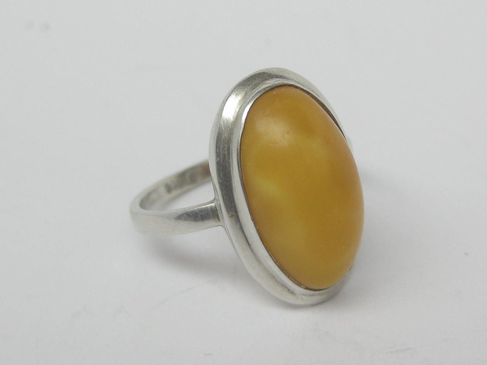 Anelli: Vintage Silber Ring 800 + MP Bernstein Butterscotch Gr. 54 – Usato da Ermatingen venduto da Decovin 6