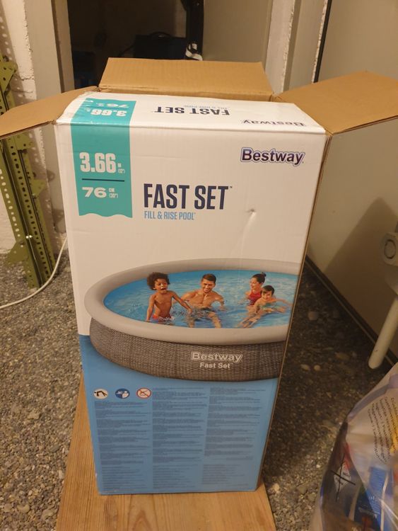 Bestway Fast Set Pool 3.66m x 76cm | Kaufen auf Ricardo