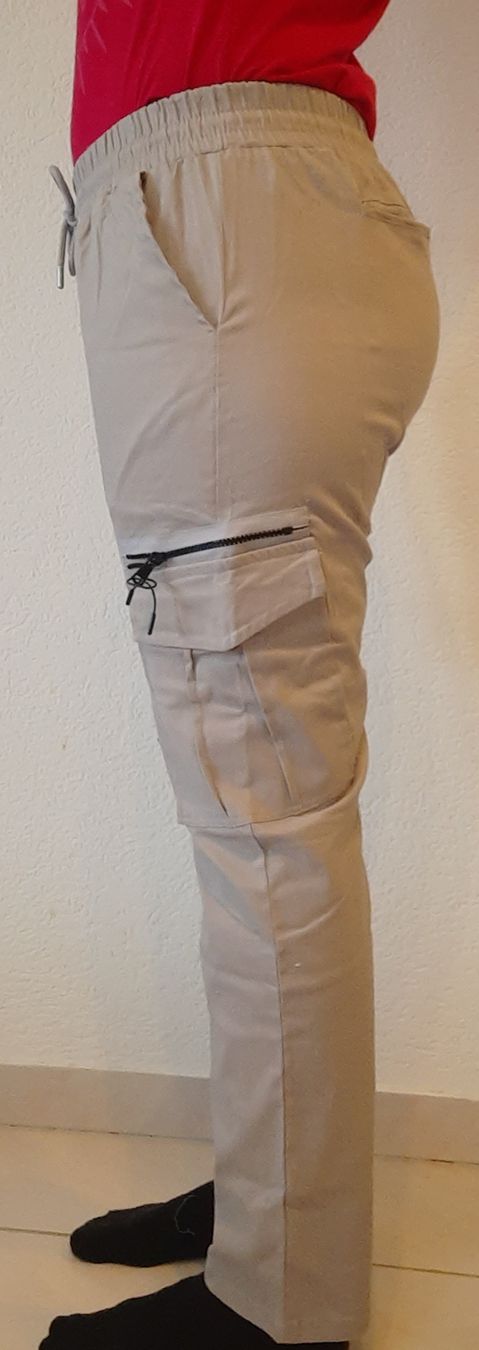 Pantaloni: HOSE GR L NEU grau Basic MODERN LÄSSIG Damen trendy 612 – Nuovo e nell'imballaggio originale da Vinelz venduto da sonnenmond77 5