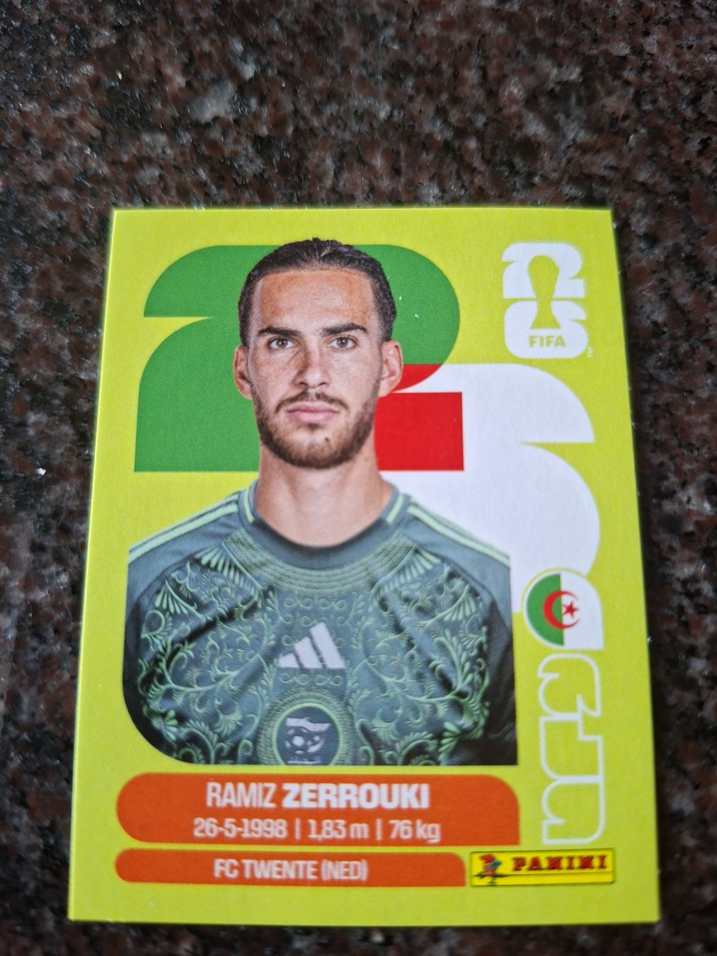 Panini Carte collezionabili: Panini FIFA World Cup 2026 Ramiz Zerrouki ALG 11 – Nuovo (secondo la descrizione) da Erlinsbach venduto da pfunky
