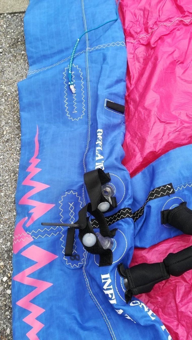 Aquilone: Kite 8qm vier leiner Delta – Usato da Domat Ems venduto da carlo1sport 2
