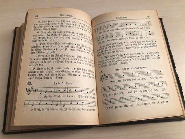 Livres: Antikes Gebet- + Gesangbuch in altdeutscher Schrift – D'occasion à Gossau/ZH par amazonas66 4