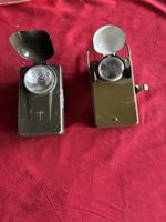 Lampe torche militaire vintage 2 pièces, parfaites pour l'ét