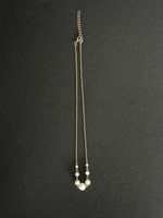 Neu Halskette (Necklace) mit perlenartigen Steinen
