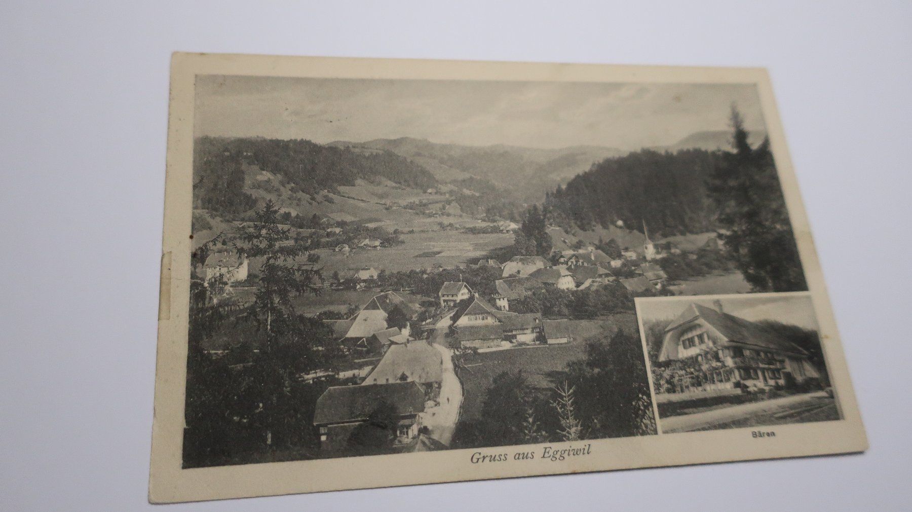 Cartoline postali: Gruss aus Eggiswil   Bären  1923 – Difettoso da Cormoret venduto da Pascalll2001 1