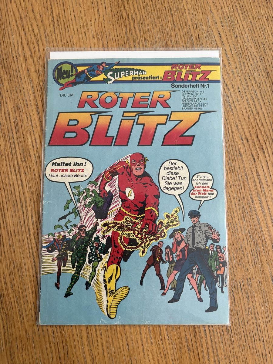Fumetti: Roter Blitz 1-21 Komplett! – Usato da Wangen b. Dübendorf venduto da Antiz1210 1