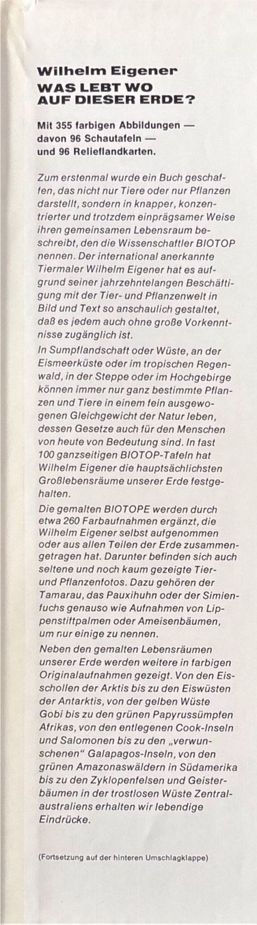 Libri: Was lebt wo auf dieser Erde – Nuovo (secondo la descrizione) da Sarnen venduto da Livres 2