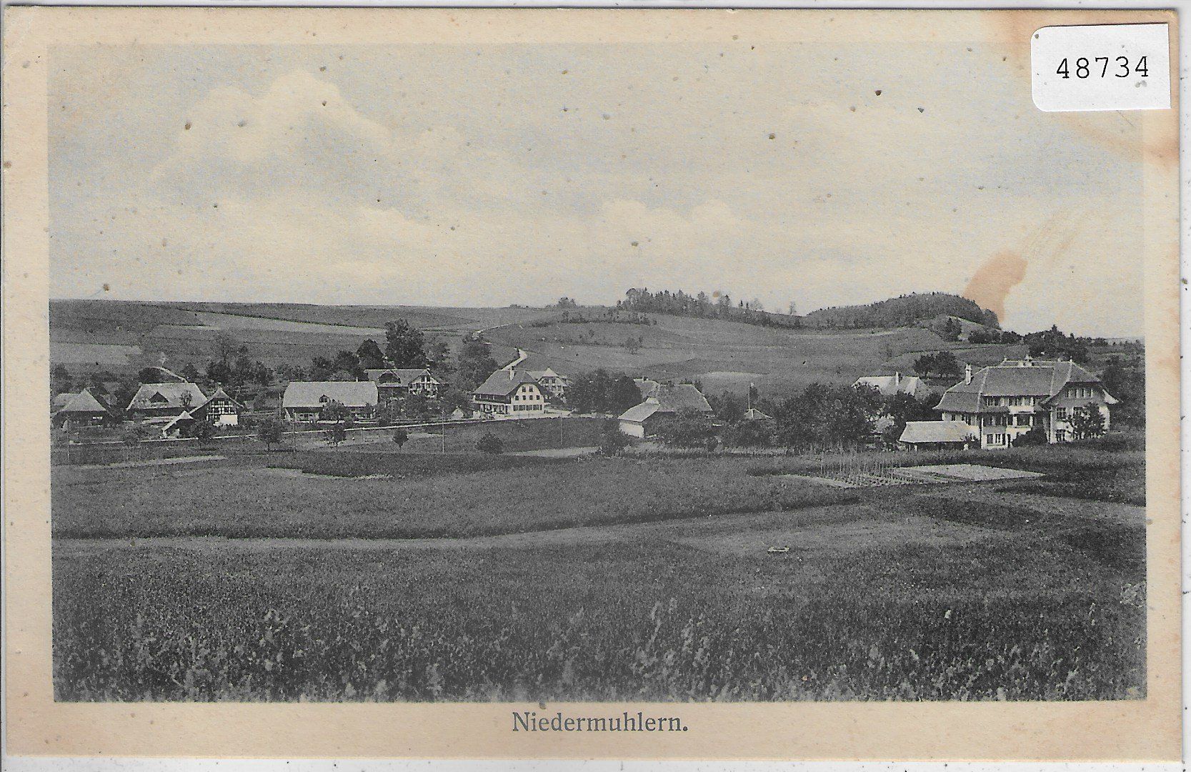Cartoline postali: Niedermuhlern - Generalansicht – Usato da Ettingen venduto da Kartenplanet