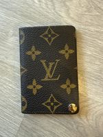 Porte carte Louis Vuitton Monogram toile marron