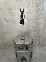 Antiker Esel Skulptur aus Bronze, handgefertigt & rar, tolle