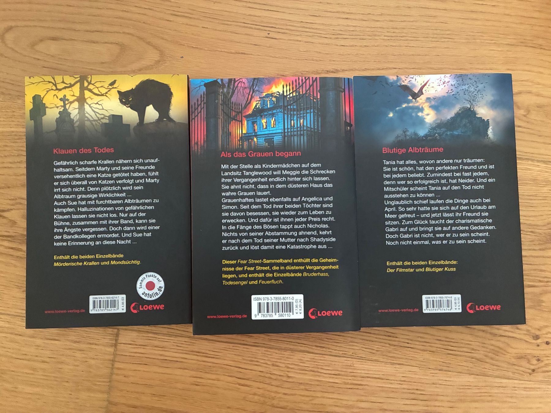Libri: FEAR STREET - 3 Bänder – Usato da Dielsdorf venduto da aid_6lk7 1
