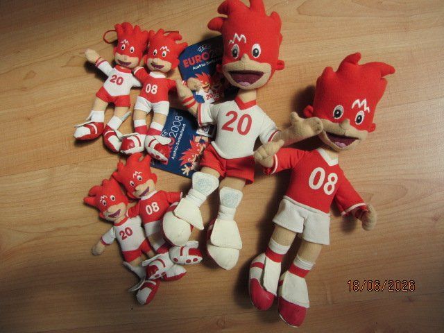 Statuette: Fussball EM 2008 Maskottchen – Nuovo (secondo la descrizione) da schönenwerd venduto da kusi027