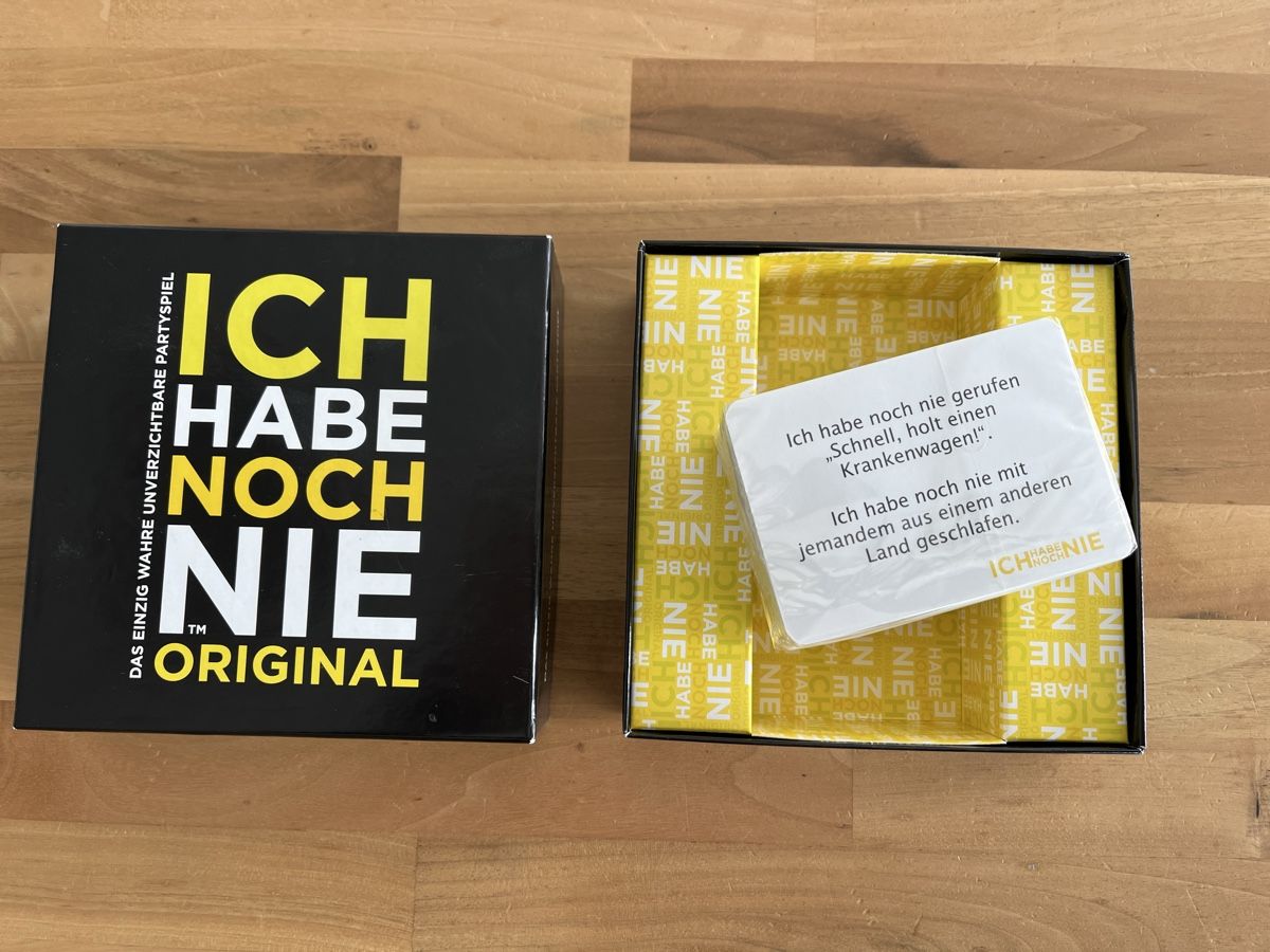 Pegasus Spiele Giochi: Ich habe noch nie, Original Spiel – Nuovo (secondo la descrizione) da Altstätten SG venduto da tan_lzx2 1