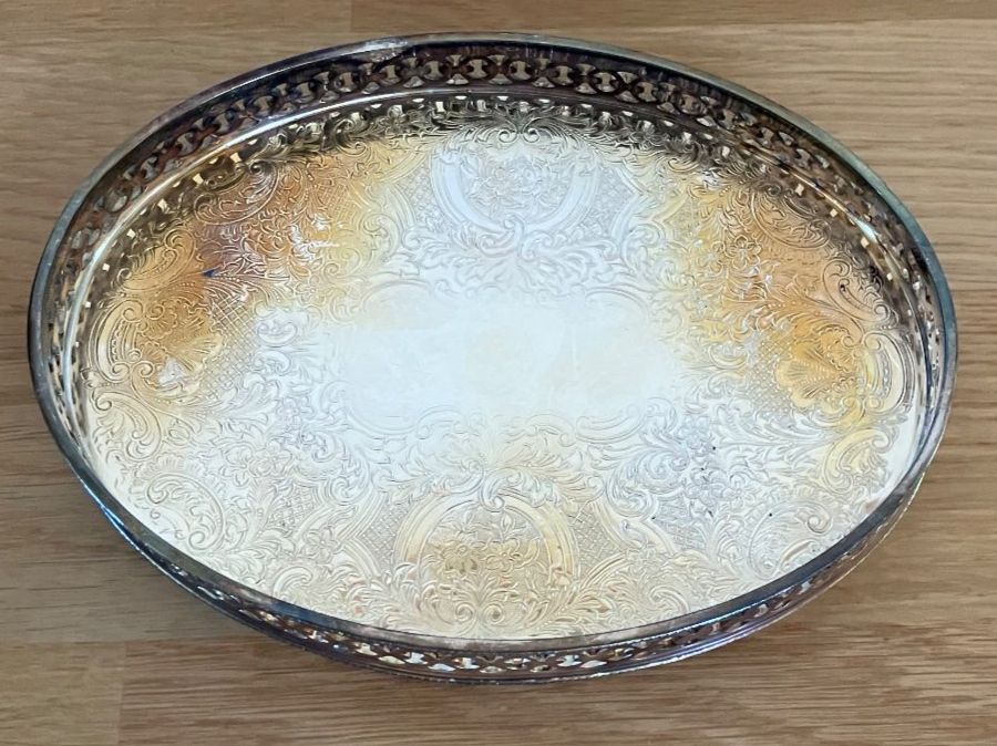 Christofle Piatti di portata: Ovales versilbertes Tablett, Vintage – Usato da Bern venduto da schoenisache 1