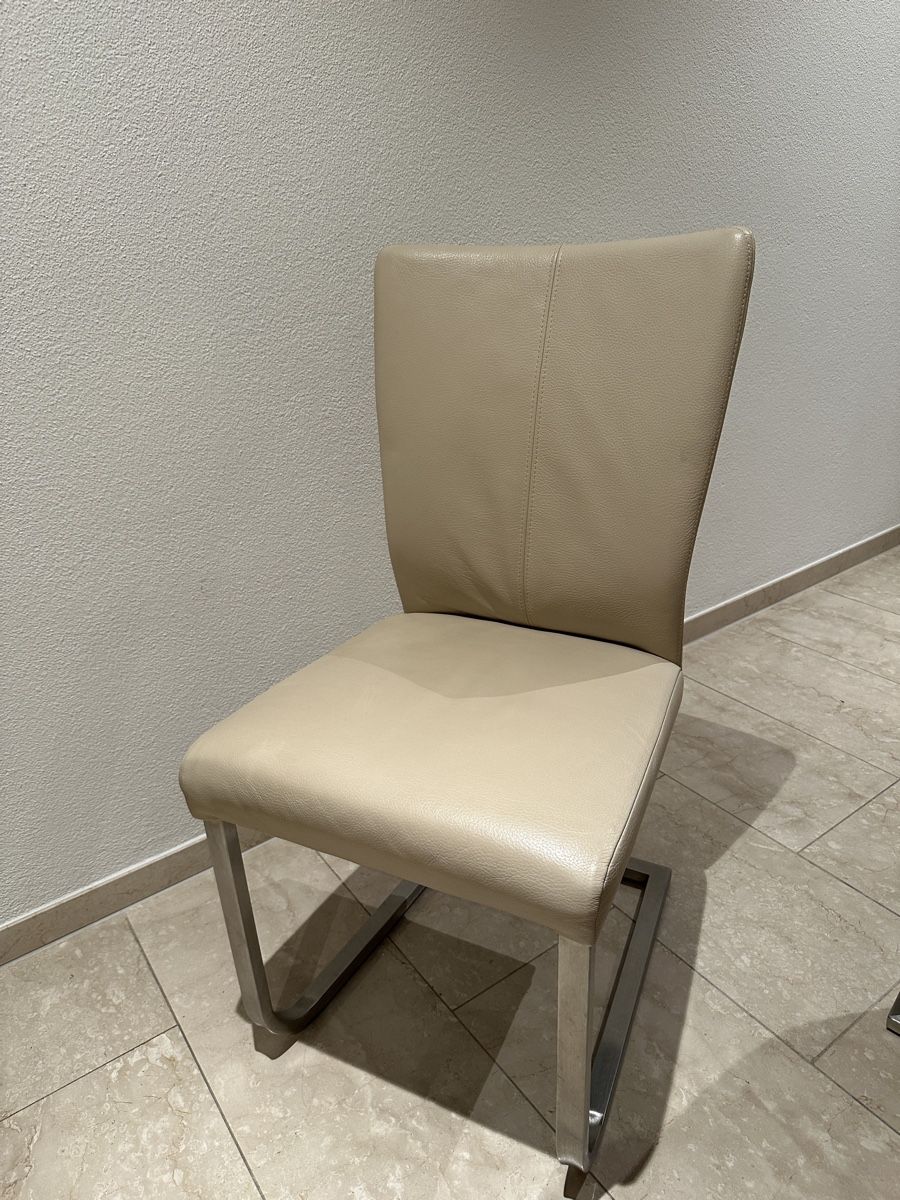 Livique Sedie: 6 Leder Freischwinger Stühle Choice – Usato da Kappel SO venduto da SALE-85