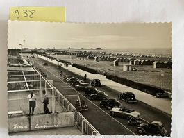 alte Ansichtskarte Rimini Lungamare, 1955