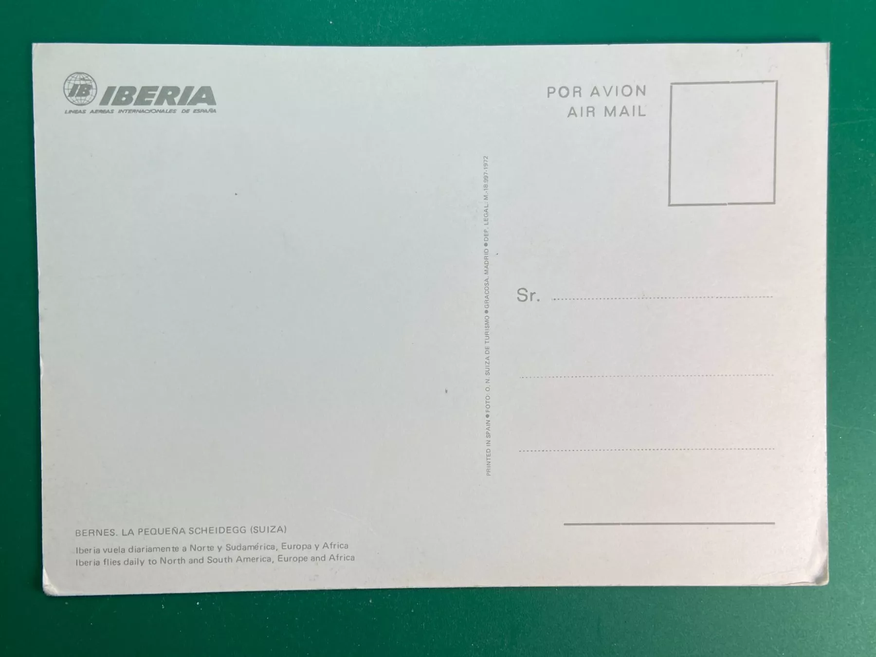 Cartoline postali: Kleine Scheidegg – Usato da Steg VS venduto da danwer74 1