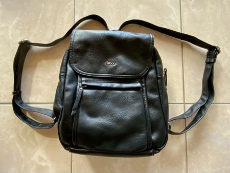 Schöner Gabor Rucksack, schwarz, Leder, Top Zustand, Herbst!