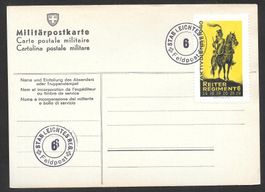 Militärpostkarte Kavallerie 1939/45 Militärmarke 4
