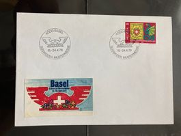 Schweiz 1978 Sonderstempel MUBA privat illustrierer Brief