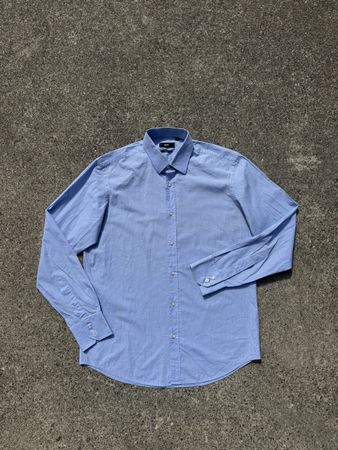 BOSS Regular Fit Blue Shirt 39 / 15½