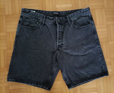 Jack&Jones kurze Jeanshose XL Relaxed / Chris black