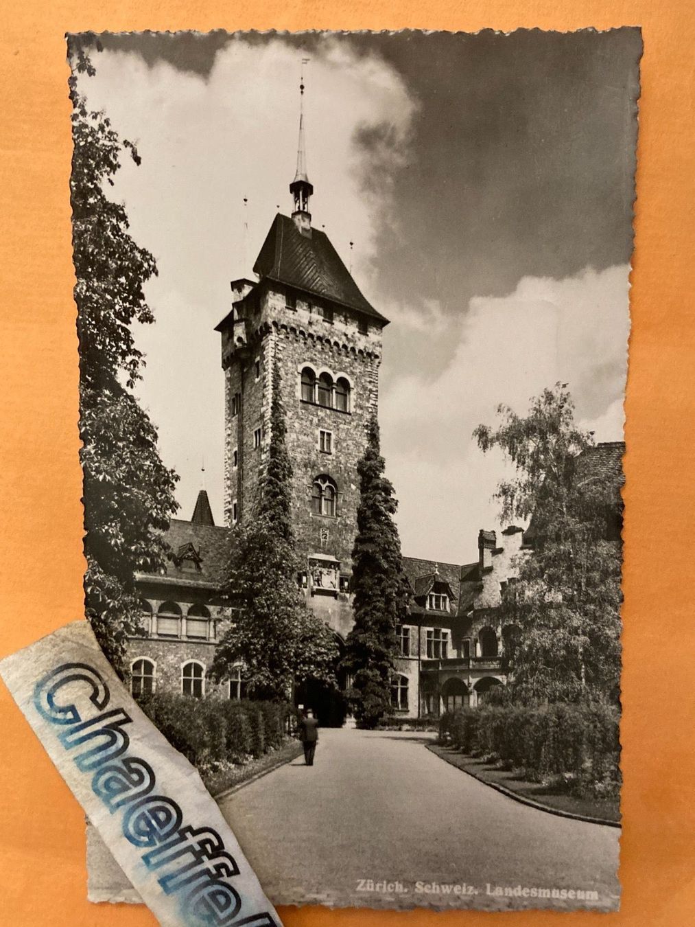 Cartoline postali: Zürich. Schweizer. Landesmuseum – Usato da Zürich venduto da Chaeffeler