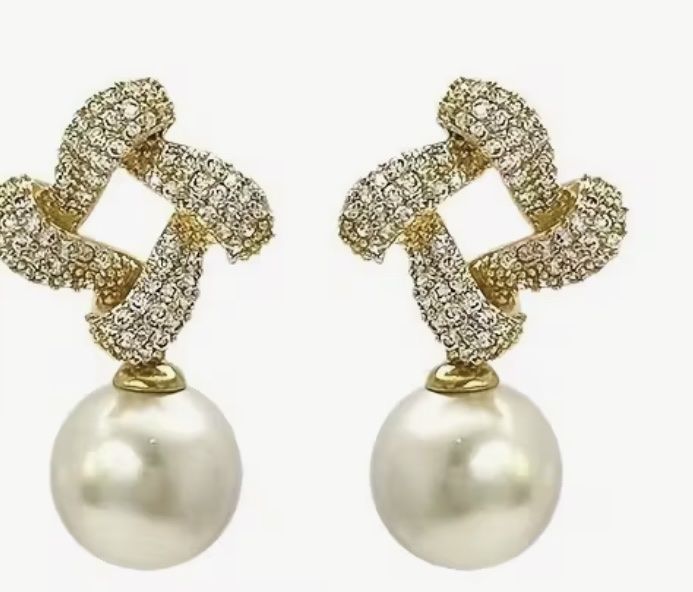 Orecchini pendenti & Orecchini a lobo: Elegante Ohrringe mit Perlen – Nuovo (secondo la descrizione) da Saanen venduto da SoniaMichaela 1