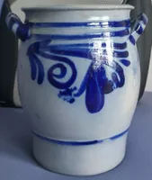 Antiker Steinguttopf – Schmalztopf / Gärtopf – 6 Liter