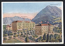 Lugano, Paradiso, Hotel Meister mit Anla